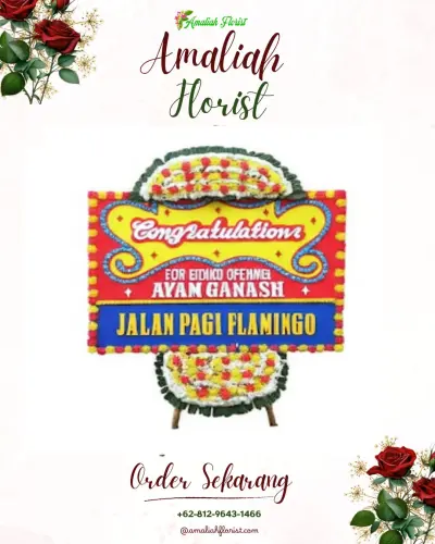Bunga Papan Congratulation di Kemulan